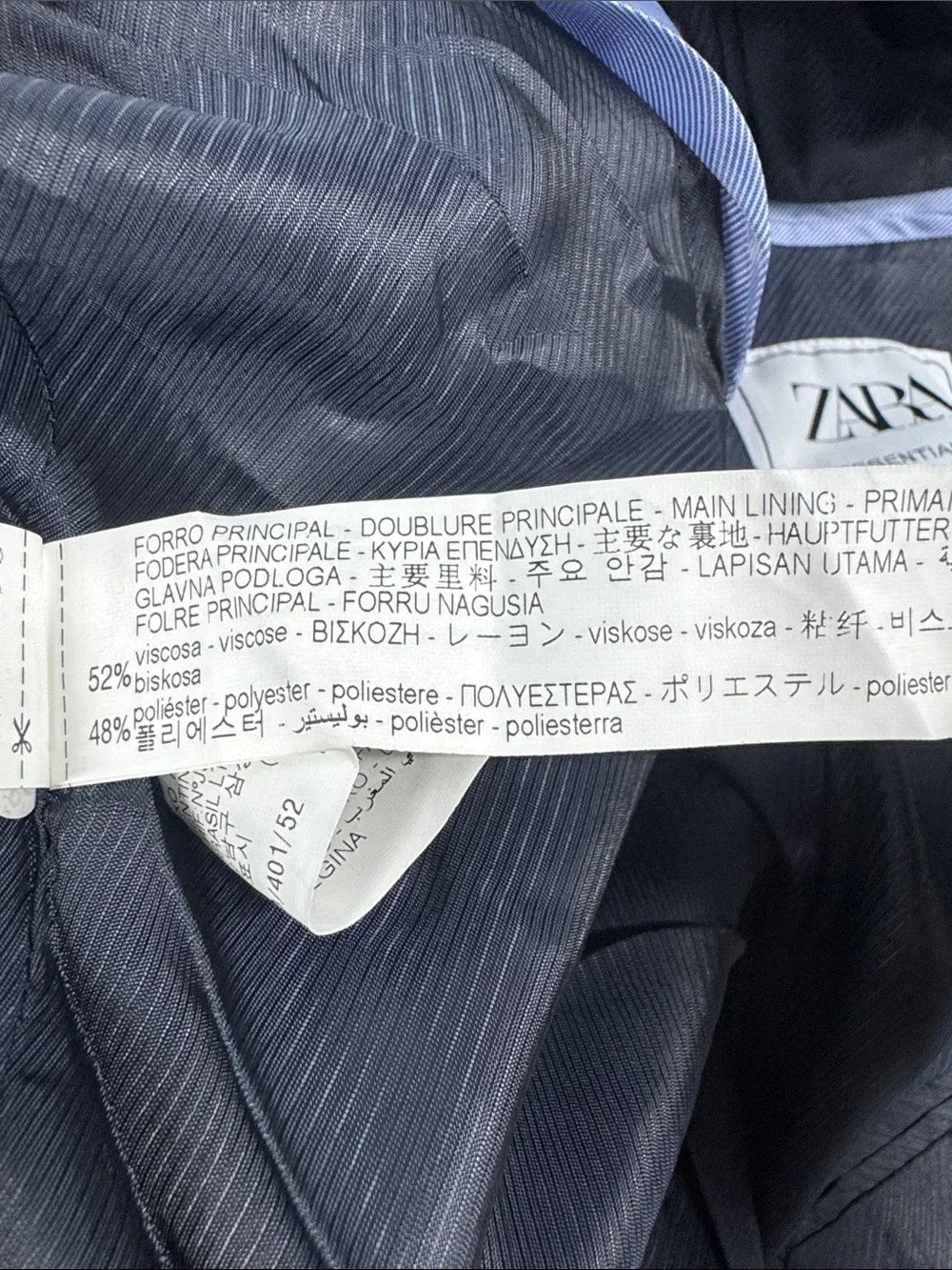 Zara navy blazer